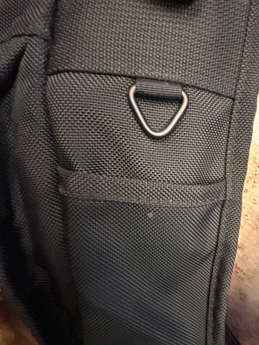 Tumi Black Nylon 3-Piece Messenger and Carry Bag Set